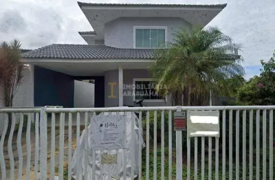 Casa à venda, 3 quartos, 1 suíte, 2 vagas, parque hotel - araruama/rj
