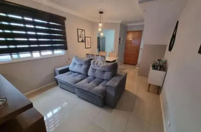 Cobertura para venda em mauá, parque são vicente, 2 dormitórios, 1 suíte, 3 banheiros, 1 vaga