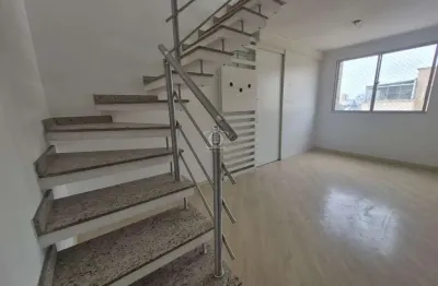 Cobertura para venda em mauá, parque são vicente, 2 dormitórios, 2 banheiros, 1 vaga