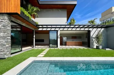 Casa em condomínio fechado com 4 quartos à venda na doutel de andrade, 277, lagoa da conceição, florianópolis por r$ 7.200.000