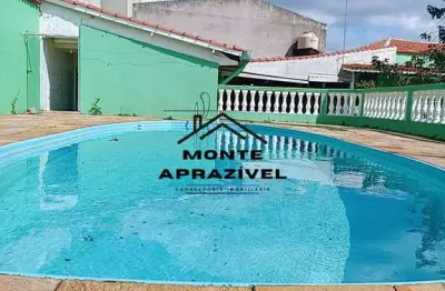 Chácara 1.060 m² com ampla casa sobreposta, piscina e salão comercial