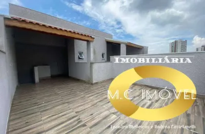 Oportunidade na bela vista, santo andré,  cobertura 100m2,2 quartos,2 vagas