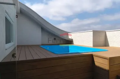 Apartamento duplex à venda no lauzane paulista -  piscina privativa