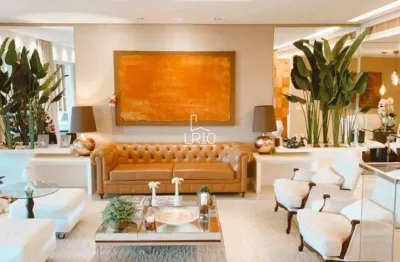 Venda e locação de apartamento mobiliado de luxo no riserva uno | barra da tijuca