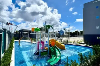 Repasse/agio apartamento terreo no mais completo condominio em barra de gramame