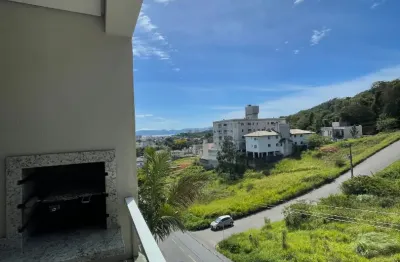 Lindo apartamento com vista mar sacada com churrasqueira sol manhã em são josé