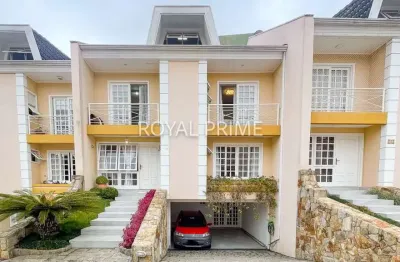 Casa com quintal em condomínio com 4 quartos à venda, 272 m² - mercês - curitiba/pr