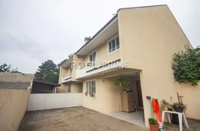 Casa em condomínio com quintal/jardim e 3 quartos à venda, 130 m² - santo inácio - curitiba/pr
