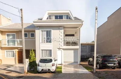 Sobrado em condomínio com jacuzzi, ático e 4 quartos à venda, 210 m² - campo comprido - curitiba/pr