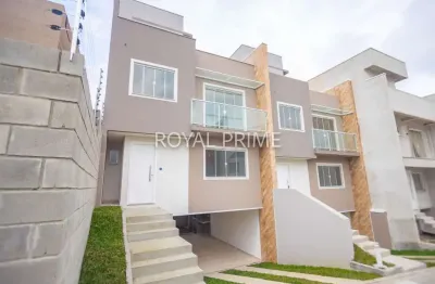 Sobrado novo em condomínio com 3 dormitórios à venda, 208 m² - campo comprido - curitiba/pr
