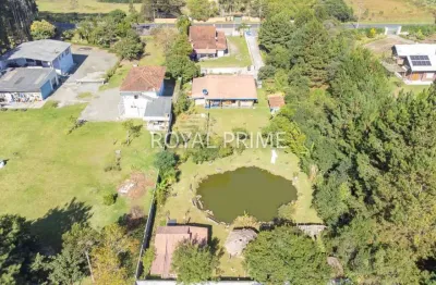 Chácara com lago, quiosque e 3 dormitórios à venda, 1800 m² - jardim das acácias - quatro barras/pr