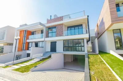 Casa nova e moderna em condomínio com 4 quartos à venda, 418 m² - campo comprido - curitiba/pr