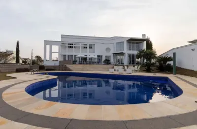 Casa de luxo com amplo terreno, piscina e 5 quartos à venda, 621 m² - santa felicidade - curitiba/pr