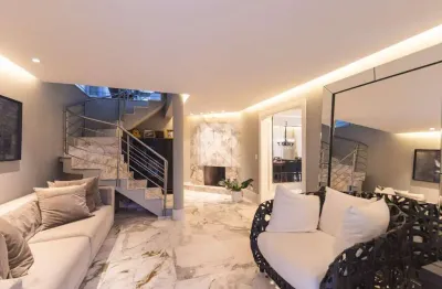 Casa com jardim, 3 suítes à venda, 305,95 m² - santa felicidade - curitiba/pr