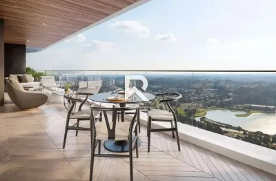 Apto no 46º andar (mais alto da cidade) 4 suítes e vista p/ parque barigui - venda 283m² - bigorrilho, curitiba/pr