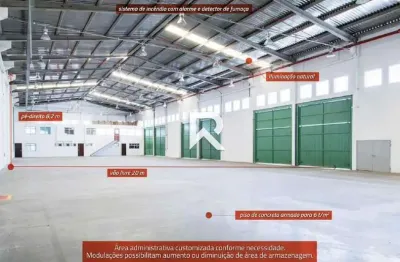 Galpão logístico c/ 3.344,19m2 e 6 docas em são josé dos pinhais/pr