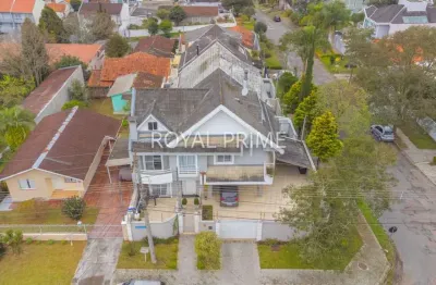 Sobrado alto padrão de rua com quintal, ático e 4 dormitórios à venda, 200 m² - santo inácio - curitiba/pr-