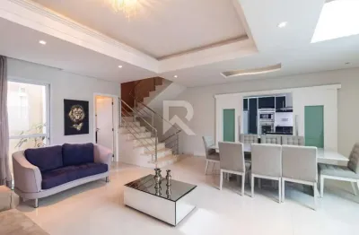 Casa em condomínio com quintal e 3 quartos, 236m2 para alugar - portão, curitiba-pr