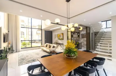 Casa em condomínio com jardim, 3 suítes 4 vagas à venda, 341 m² - campo comprido - curitiba/pr