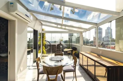 Cobertura com face norte, 3 quartos, 4 vagas para locação, 190 m² – campina do siqueira – curitiba/pr