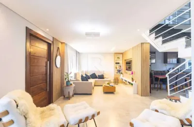 Casa mobiliada com face norte, 3 quartos 2 vagas à venda, 107 m² - são braz - curitiba/pr