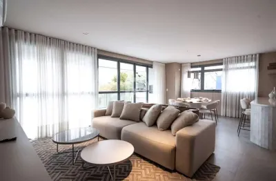 Apartamento com sacada gourmet, 3 suítes, 3 vagas para locação, 141 m² – seminário - curitiba/pr