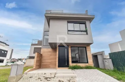 Casa de condomínio com vista livre, 3 suítes 2 vagas à locação, 160 m² – santa cândida – curitiba/pr