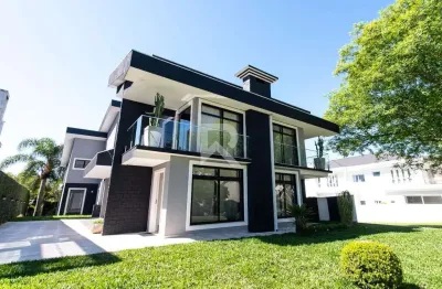 Casa em condomínio com jardim amplo, 5 suítes, 3 vagas á venda – alphaville graciosa – pinhais/pr