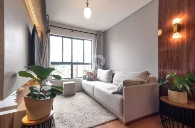 Apartamento decorado por arquiteto, 2 quartos 1 vaga à locação, 57 m² – mossunguê – curitiba/pr
