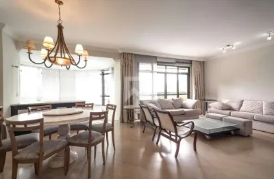 Apartamento mobiliado com amplo living, 2 quartos 2 vagas para locação, 143 m² - ecoville - curitiba/pr