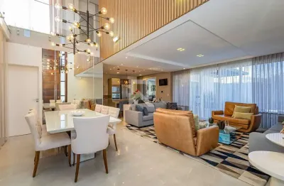 Casa com face leste e piscina com spa, 3 quartos 5 vagas à venda, 400 m² - santa felicidade - curitiba/pr