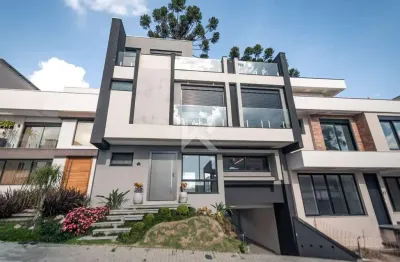 Casa de Condomínio com Vista Livre Definitiva, 3 suítes 3 vagas à venda, 255 m² - Santo Inácio - Curitiba/PR