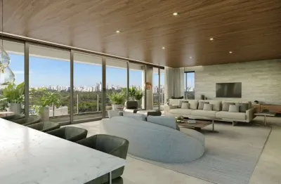 Lake parque ibirapuera - apartamento com 4 suítes 5 vagas a venda no paraíso