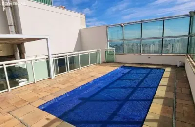 Cobertura duplex com 3 suites 5 vagas para locação no panamby