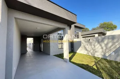 Casa térrea nova 101m² - 03 dormitórios – cidade jardim – são josé dos pinhais.
