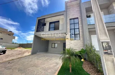 Sobrado em condomínio fechado 140m² - 03 dormitórios - costeira - são josé dos pinhais