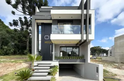 Residência triplex 237m² - 03 dormitórios - costeira - são josé dos pinhais