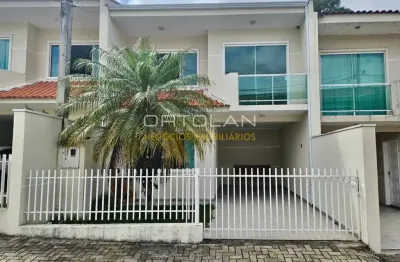 Sobrado em condomínio fechado 158 m² - 03 dormitórios - bom jesus- são josé dos pinhais - pr