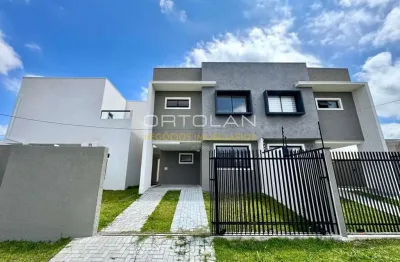 Sobrado NOVO 126 m² - 03 Dormitórios - Cruzeiro - São José dos Pinhais-PR