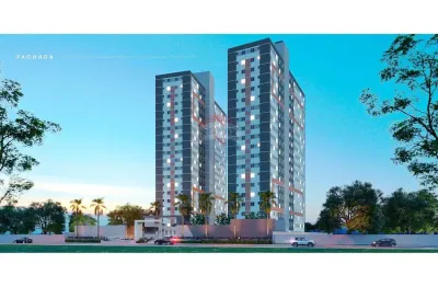 Apartamento,com 2 quartos,sala em 2 ambientes, banho social, cozinha conjugada com área de serviço.