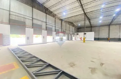 Galpão com 8 docas , 1000 m² - com avcb - distrito industrial de juiz de fora - pronto para seu negócio. locação