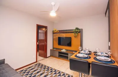 Apartamento quarto e sala mobiliado, ideal para quem busca praticidade e conforto.