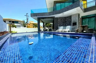 Casa em condomínio fechado com 5 quartos à venda na rua praia de cabo frio, 6, vilas do atlantico, lauro de freitas, 690 m2 por r$ 3.300.000