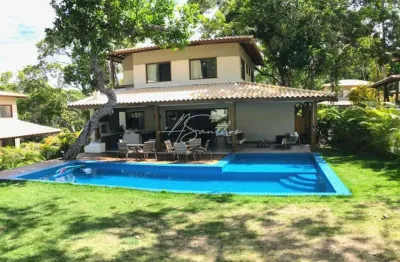 Casa em condomínio fechado com 4 quartos à venda na mata de são joão, 1, praia do forte, mata de são joão, 340 m2 por r$ 2.450.000