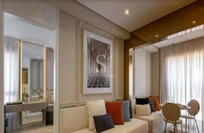 Condomínio maison cyrela. perdizes,  apartamento á venda com 46m² 2 dormitórios, 2 suites. sem vaga