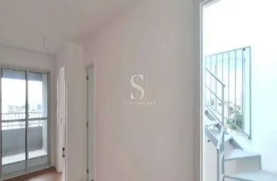 Condomínio metrocasa lapa. apartamento cobertura à venda com 56m², 1 quarto, 1 banheiro e sem vaga