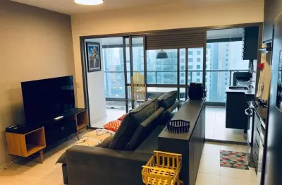 Condomínio atemporal na vila romana, apartamento mobiliado de 69m² com 2 dormitórios, 1 suíte, 1 vag