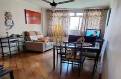 Condomínio cascata em higienópolis, apartamento mobiliado de 65m² com 2 dormitórios, 1 vaga.