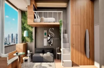 Condominio quartier capote em pinheiros, studio de 25m² com 1 dormtótio, cozinha, varanda, sem vaga.