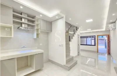 Chácara klabin - casa sobrado triplex com 160m² 4 dormitórios, 3 suites, 2 vagas
